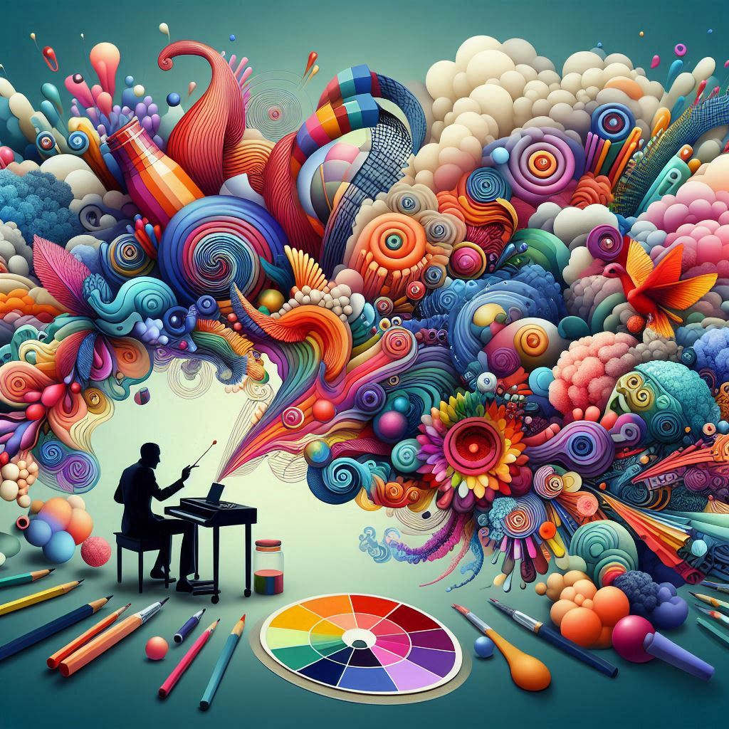 Immagine simbolica che rappresenta il dialogo sonoro nella musicoterapia.