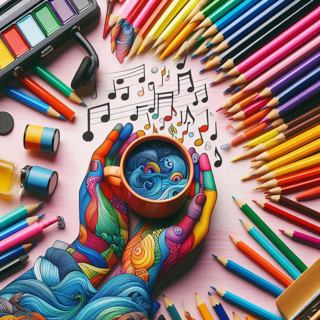 Un'immagine simbolica di una seduta di musicoterapia.