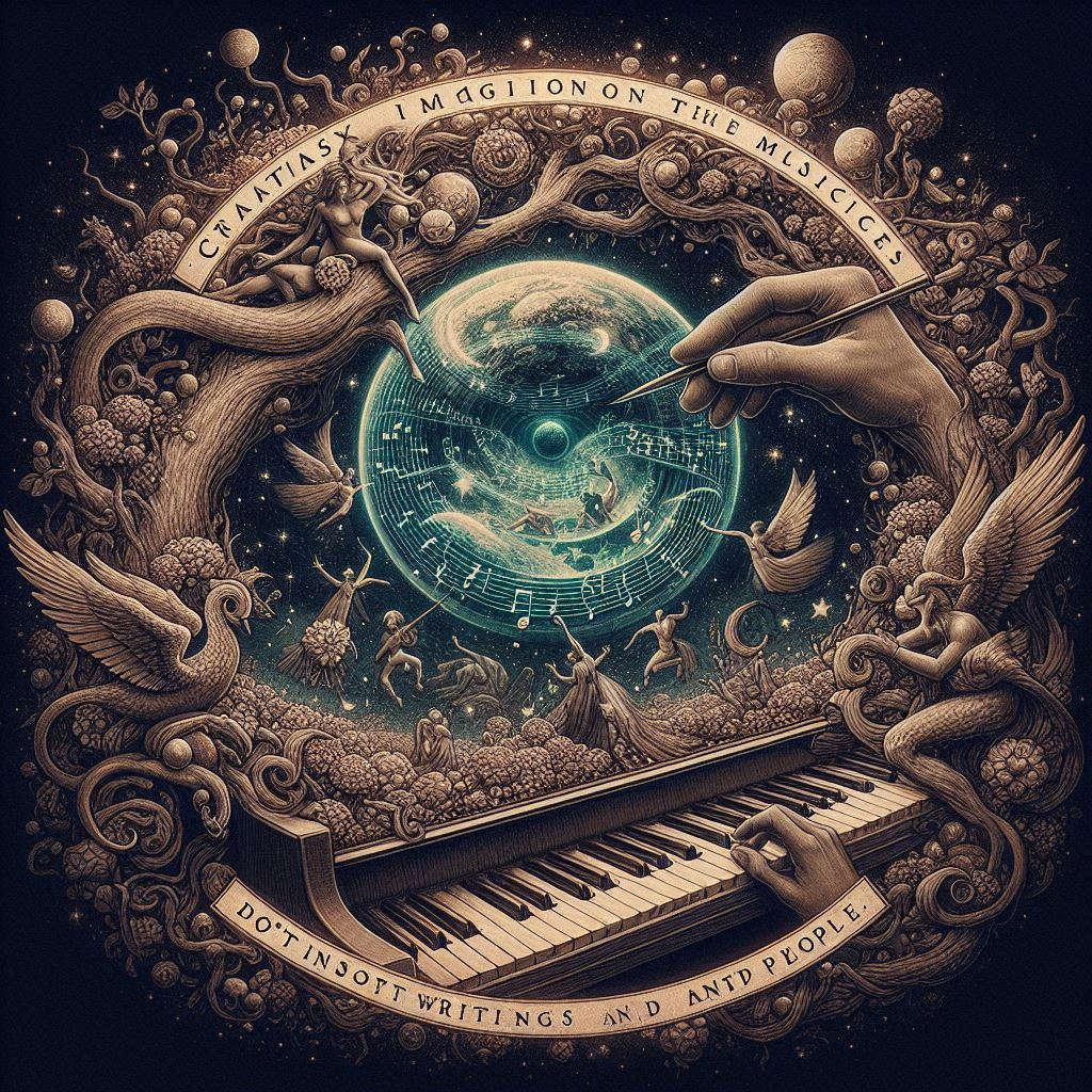 Immagine simbolica che rappresenta l'ascolto di una melodia musicale.